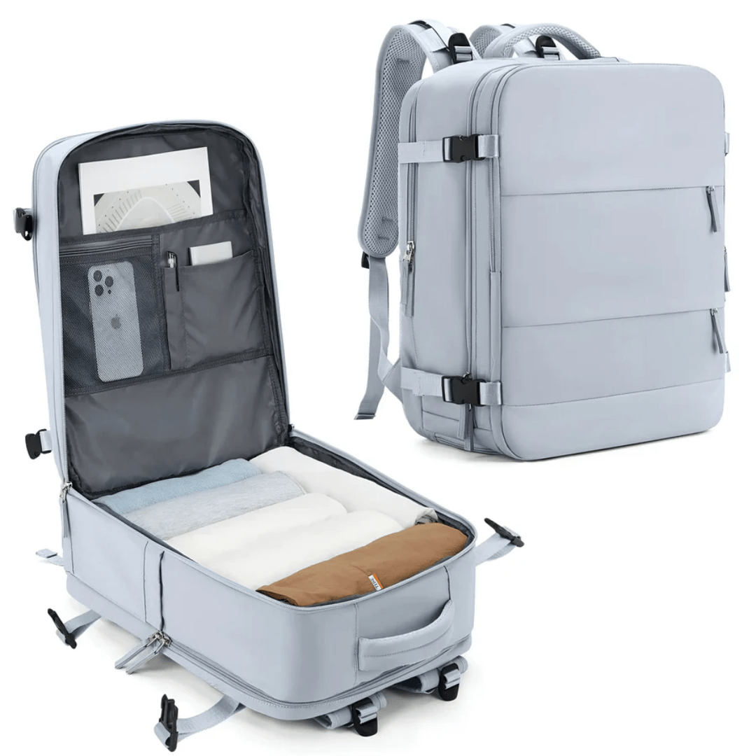 TravelMate Carry-On Luggage - LuxeJet Lightweight Cabin Bag