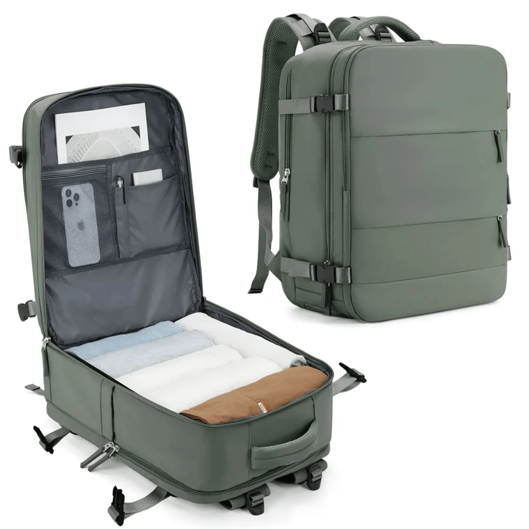 TravelMate Carry-On Luggage - LuxeJet Lightweight Cabin Bag
