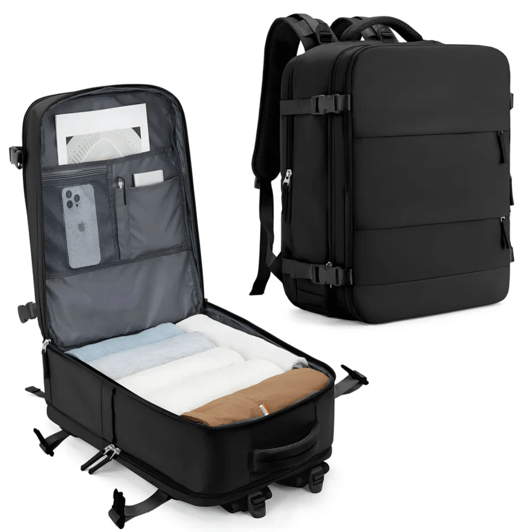 TravelMate Carry-On Luggage - LuxeJet Lightweight Cabin Bag