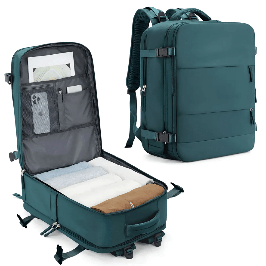 TravelMate Carry-On Luggage - LuxeJet Lightweight Cabin Bag