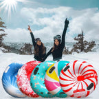 Snow Tube - FrostWave Inflatable for Ultimate Winter Thrills