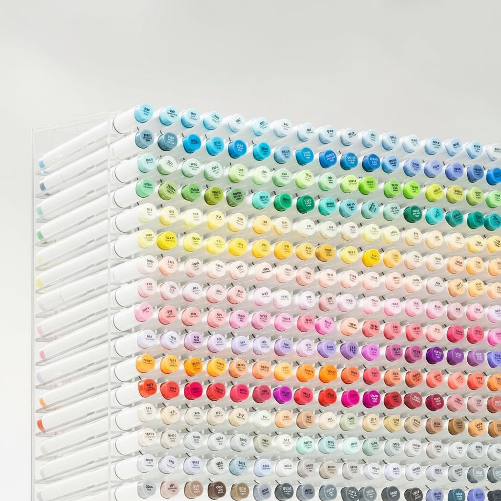 Sketching Markers Set - Artistry Pro 48-Piece Fine & Chisel Tips