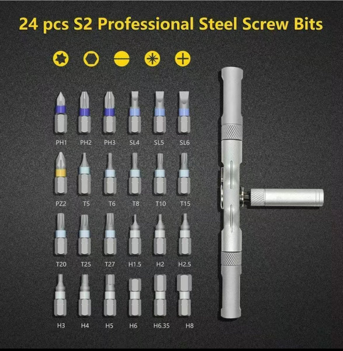 Magnetic Multi-Screwdriver Set - TechPro Essentials