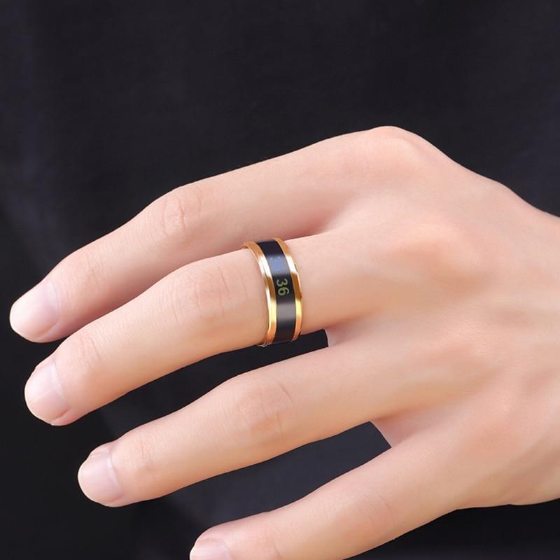 Intelligent Temperature Sensing Couple Rings - LuxeBond
