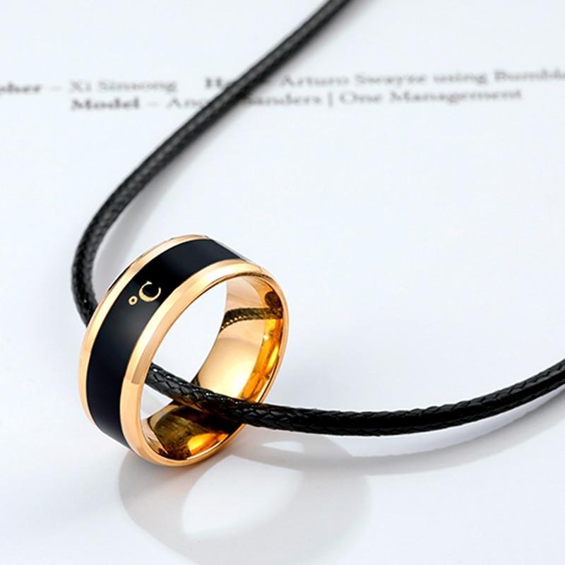 Intelligent Temperature Sensing Couple Rings - LuxeBond