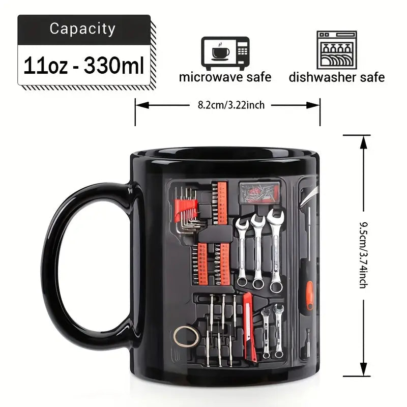 Mechanic Mug - GearCraft™ Durable Coffee Cup