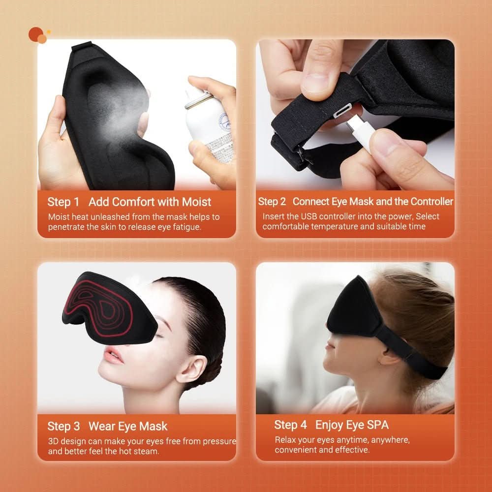 Thermal Eye Mask - Luxora with Far Infrared Heat Therapy