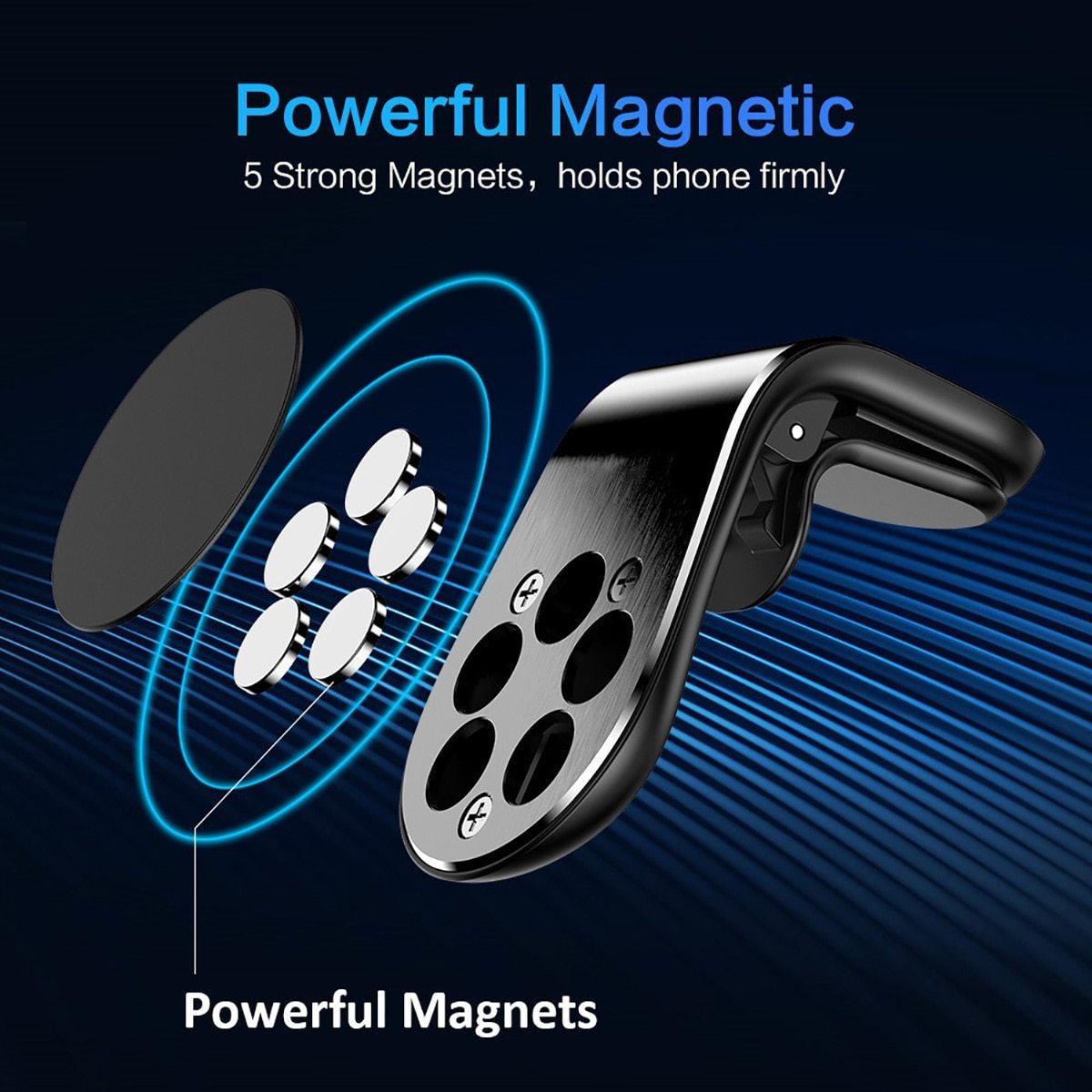 Magnetic Car Phone Holder - LuxeMount Air Vent Stand