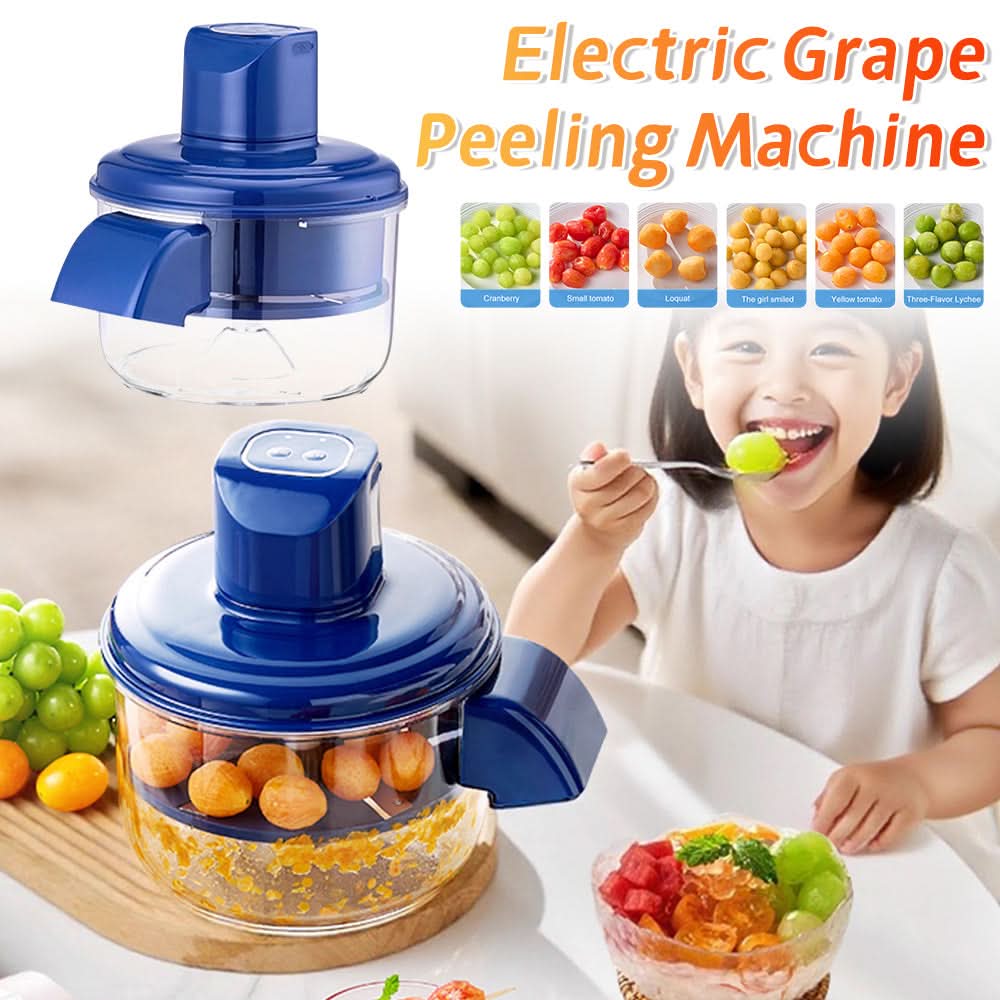 Fruit Peeler - PureSlice Electric Peeler for Grapes & Tomatoes