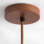 Illuminated Stone & Wood Ceiling Light - LumaCraft