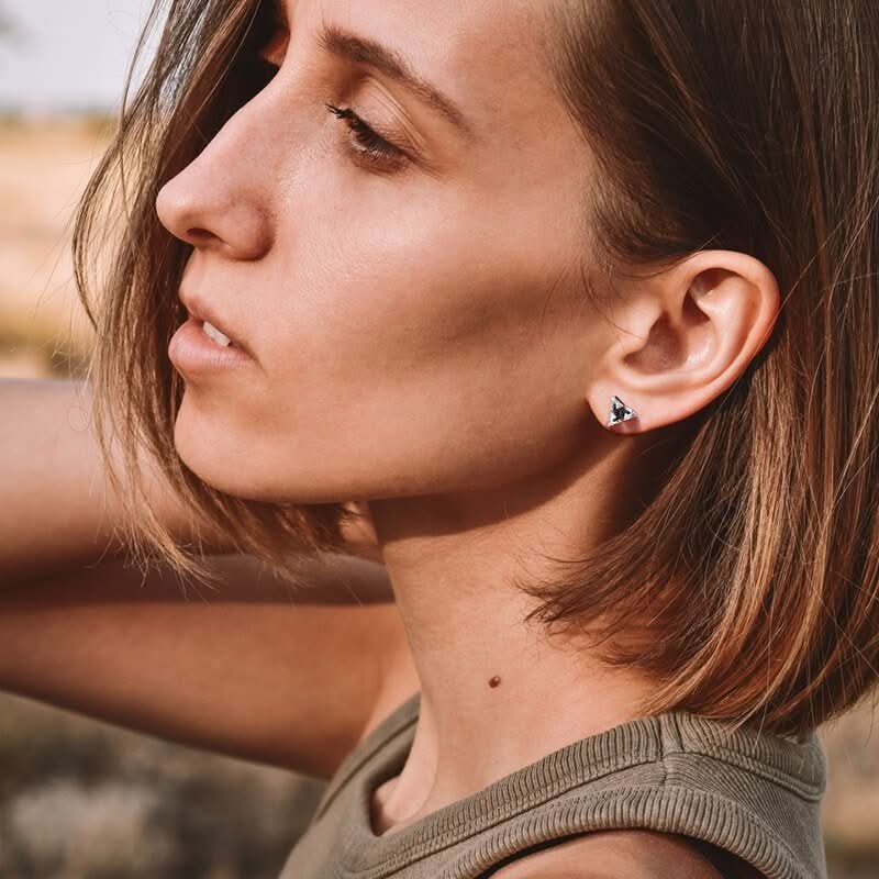 Triangle Earrings - Luxe Modern Design by Elara