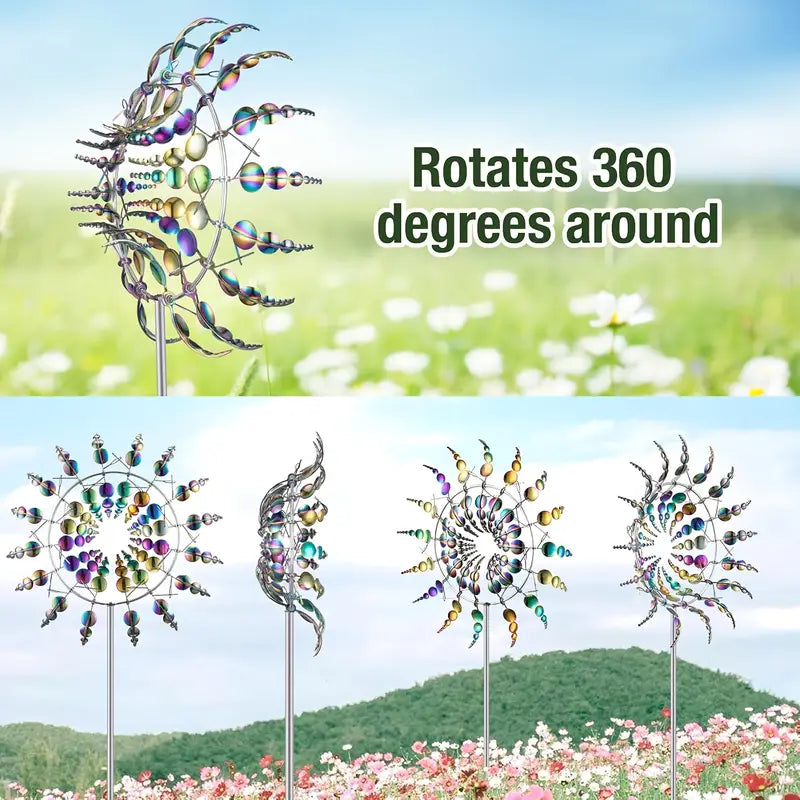 Whirling Wind Spinner - Luminous Garden Décor