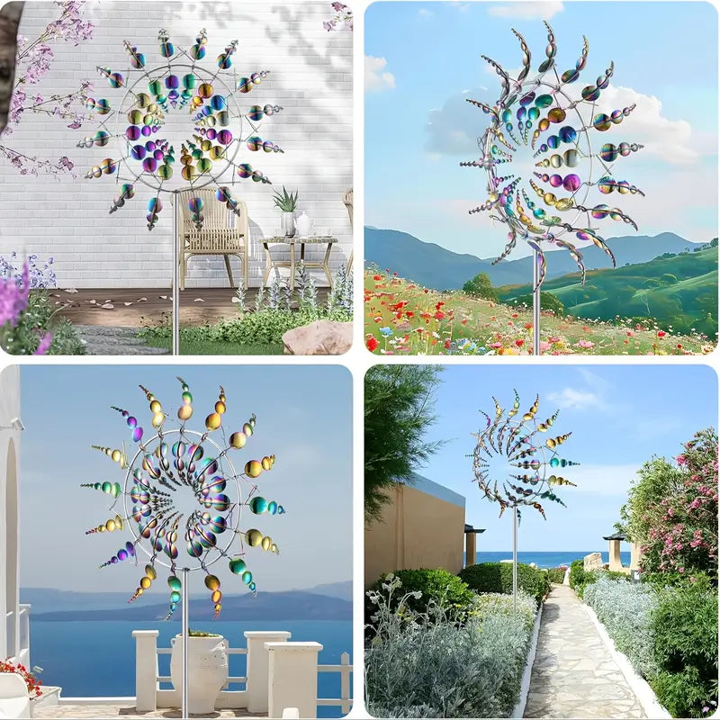 Whirling Wind Spinner - Luminous Garden Décor