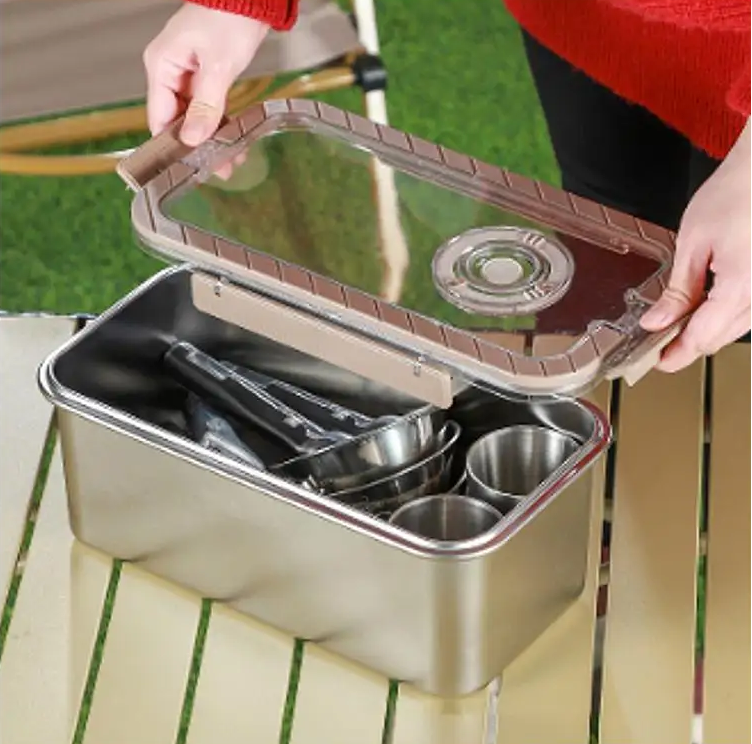 Stainless Steel Camping Mess Kit - TrailBlaze Essentials