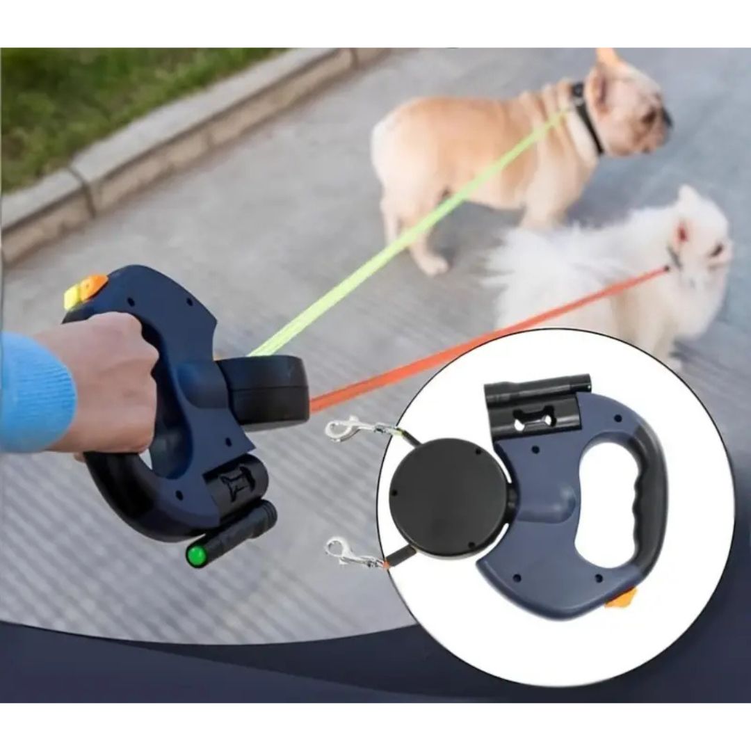 Anti-Wrap Double Dog Lead - LuxePaws