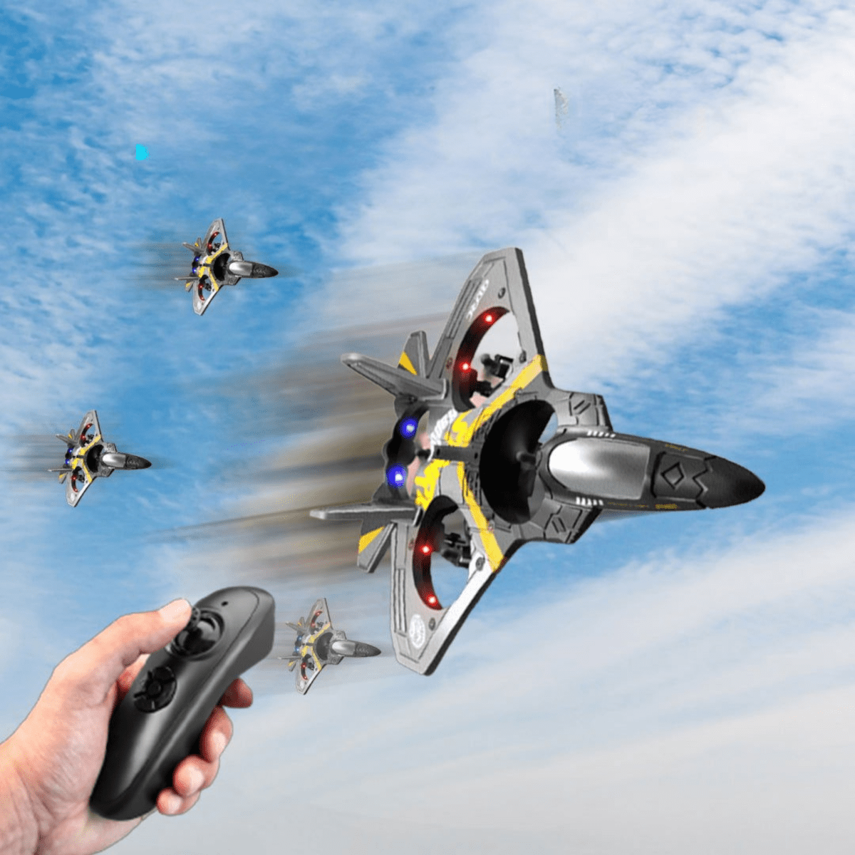 AeroFlyer RC Airplane - 360° Trick Functions for Thrilling Flights