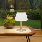 Solar Table Lamp with Elegant Design - Luminara Luxe