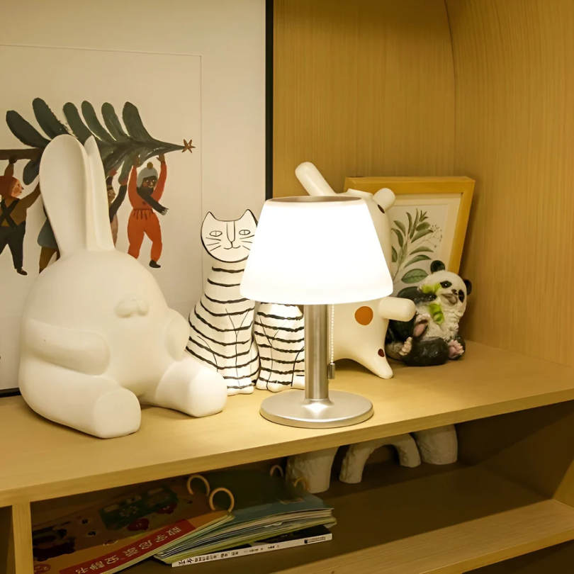 Solar Table Lamp with Elegant Design - Luminara Luxe