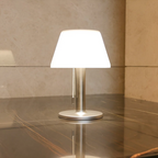 Solar Table Lamp with Elegant Design - Luminara Luxe
