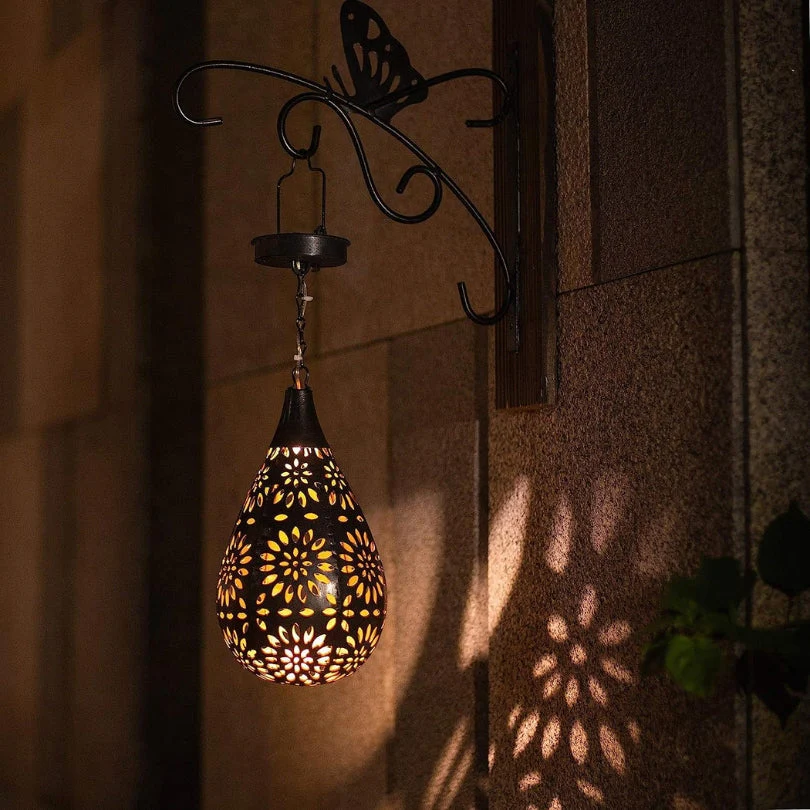 Solar-Powered Outdoor Hanging Light - EcoGlow
