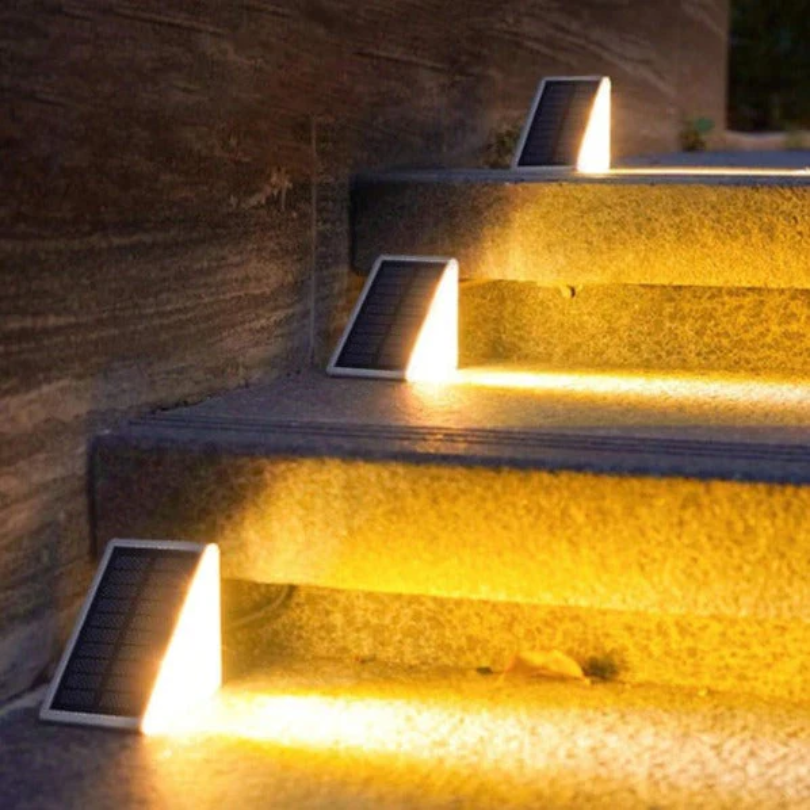 Solar-Powered Stair Lighting - LumaStep