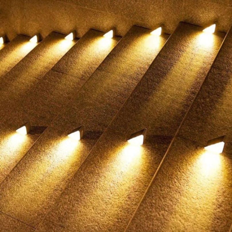 Solar-Powered Stair Lighting - LumaStep