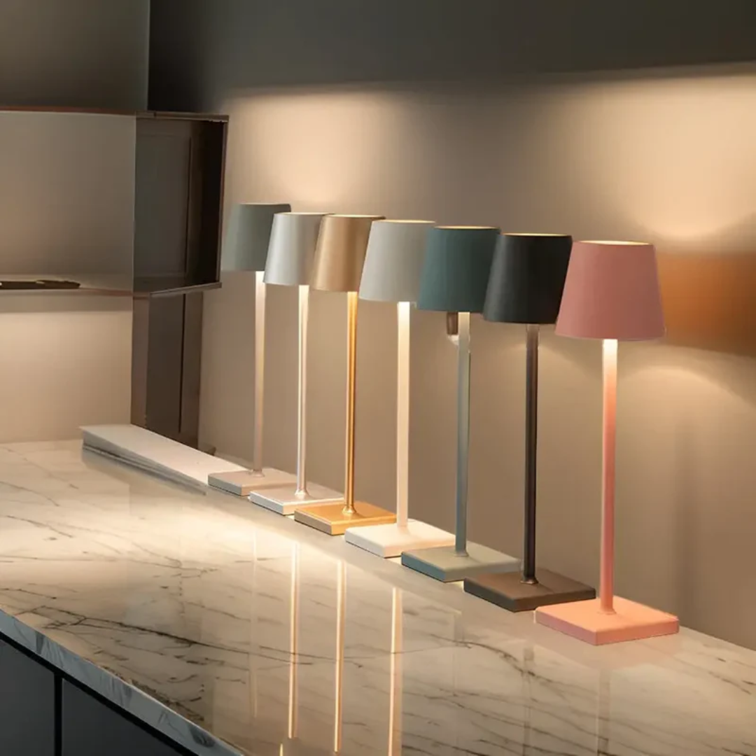 Wireless Rechargeable Table Lamp - LuminaGlow