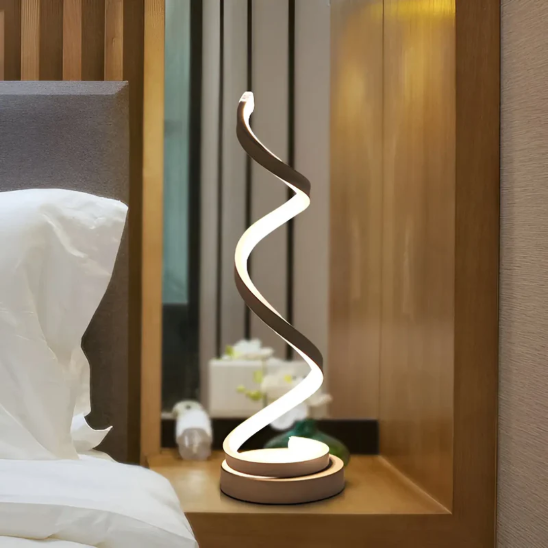 Dimmable Spiral Table Lamp - LuxeGlow