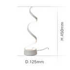 Dimmable Spiral Table Lamp - LuxeGlow