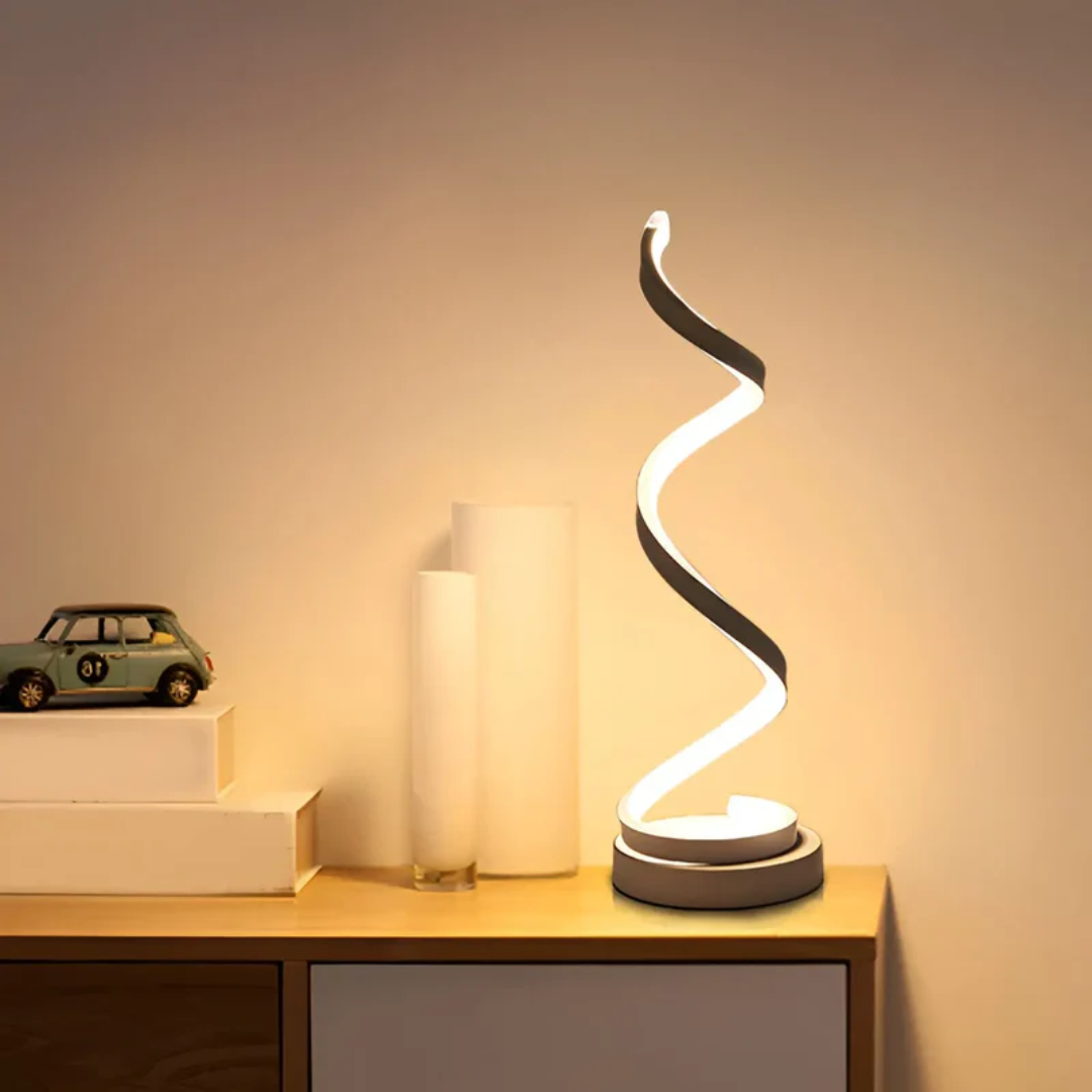 Dimmable Spiral Table Lamp - LuxeGlow