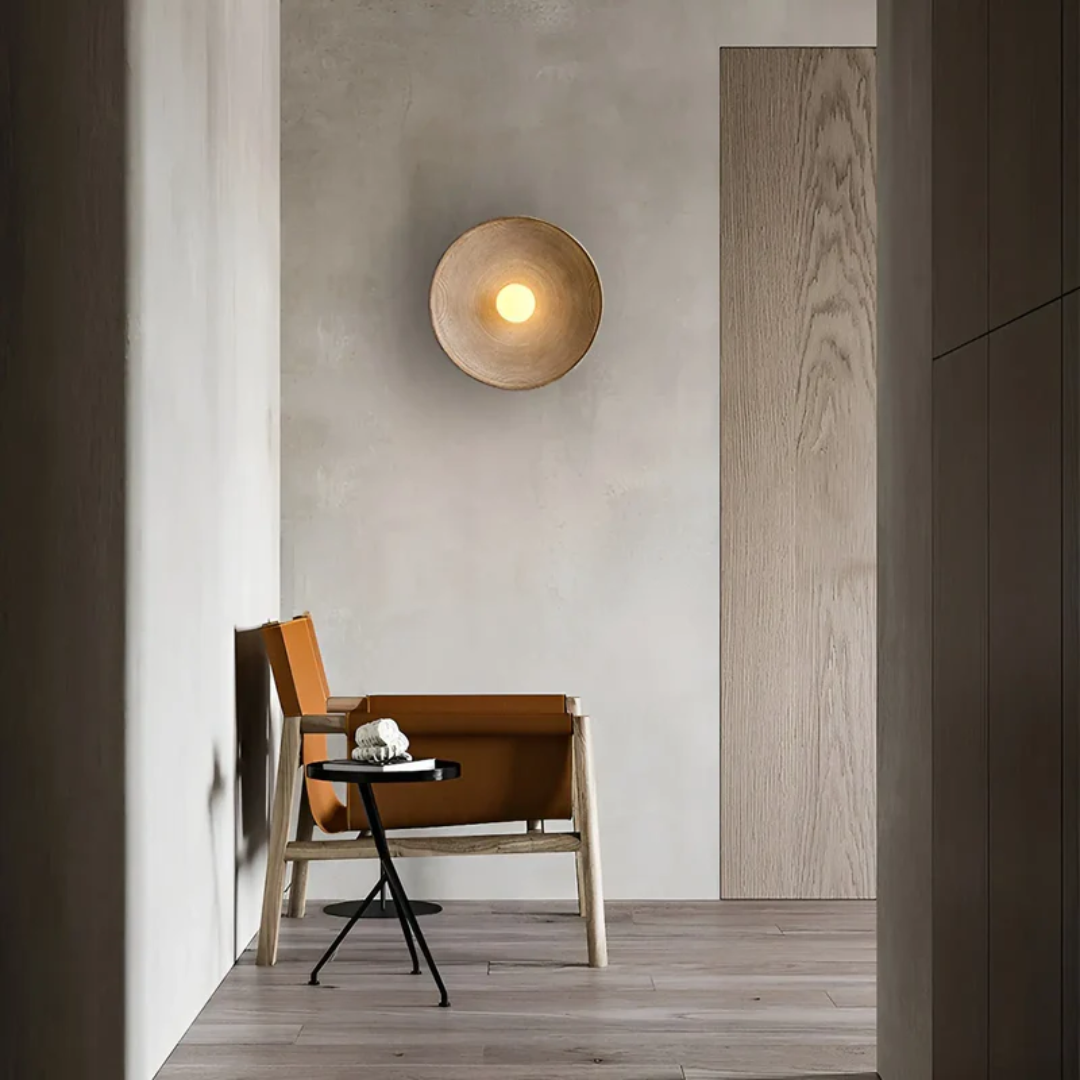 Wabi-Sabi Wall Light - ZenAura Designs