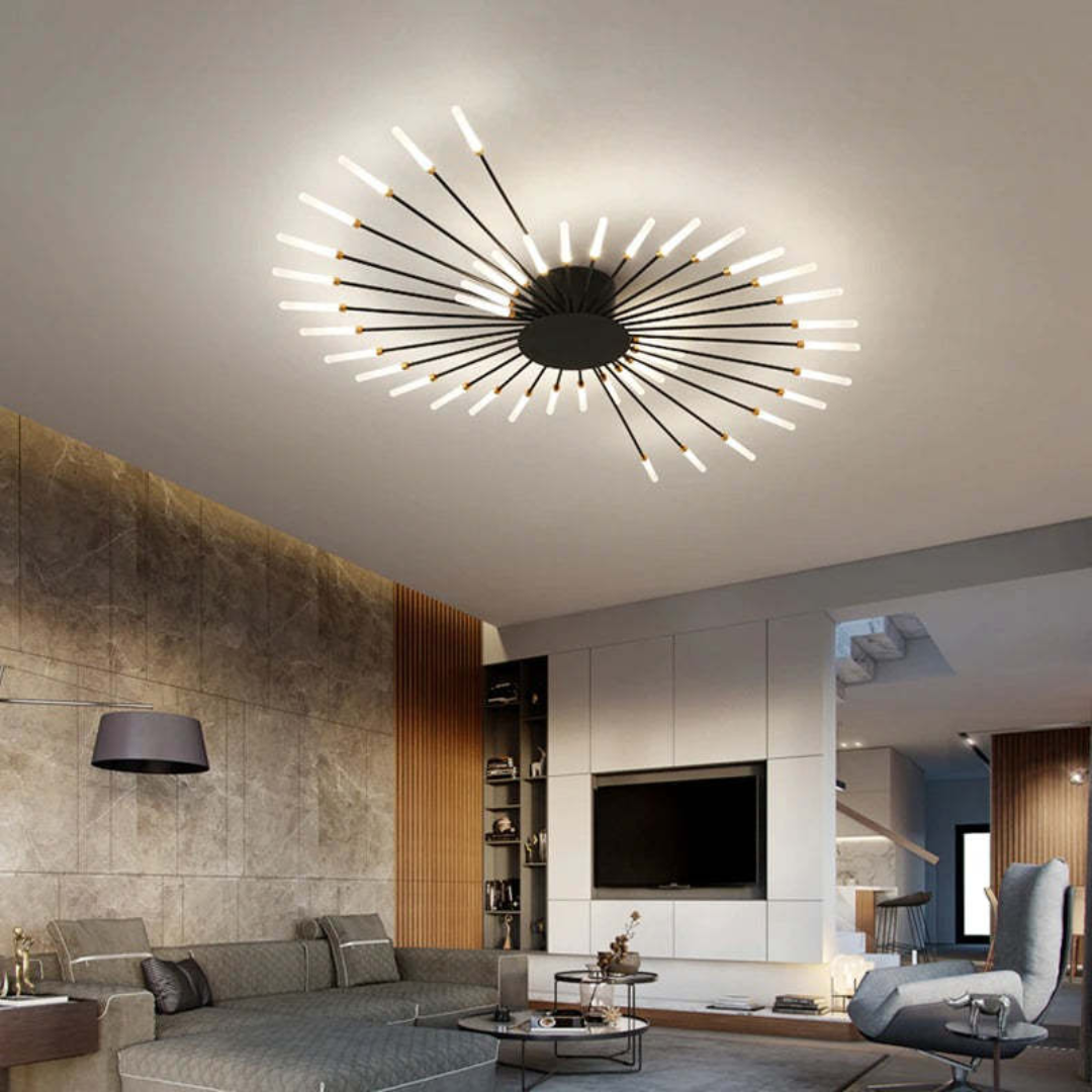 LED Ceiling Light Fixture - LumaGlow Modern Design