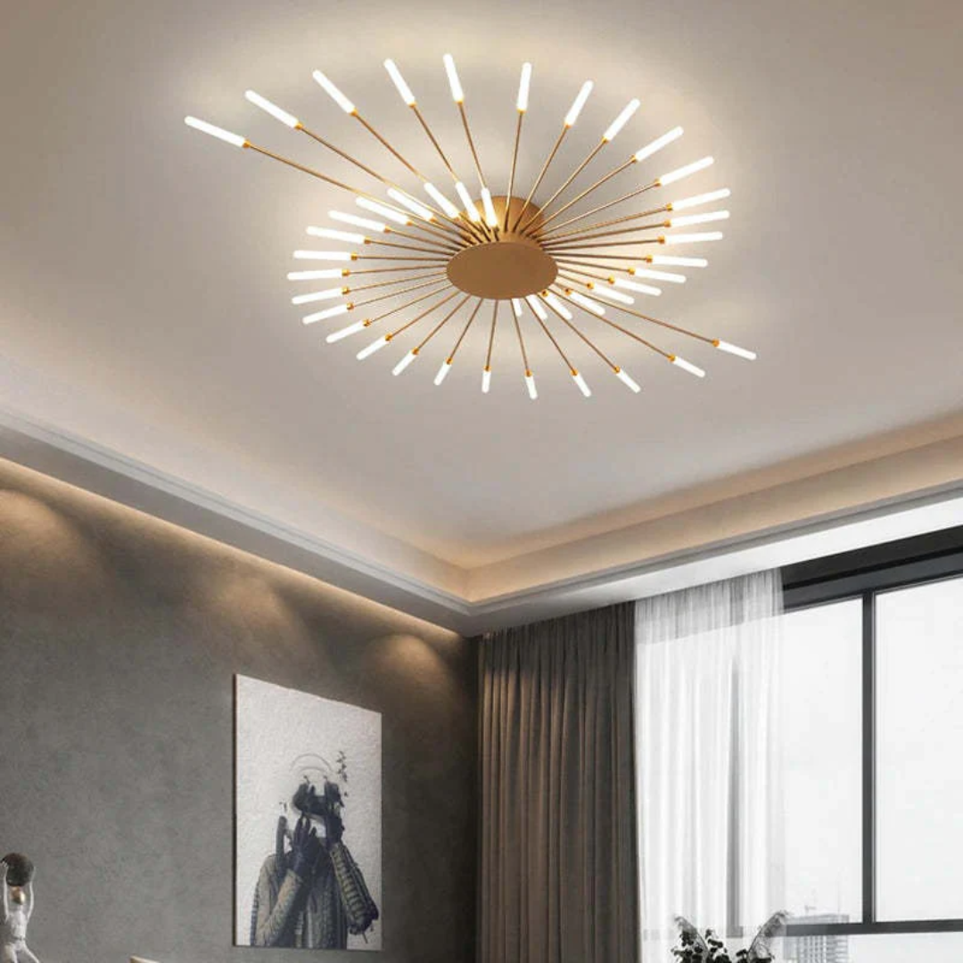 LED Ceiling Light Fixture - LumaGlow Modern Design