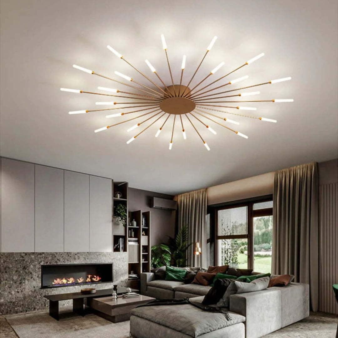LED Ceiling Light Fixture - LumaGlow Modern Design