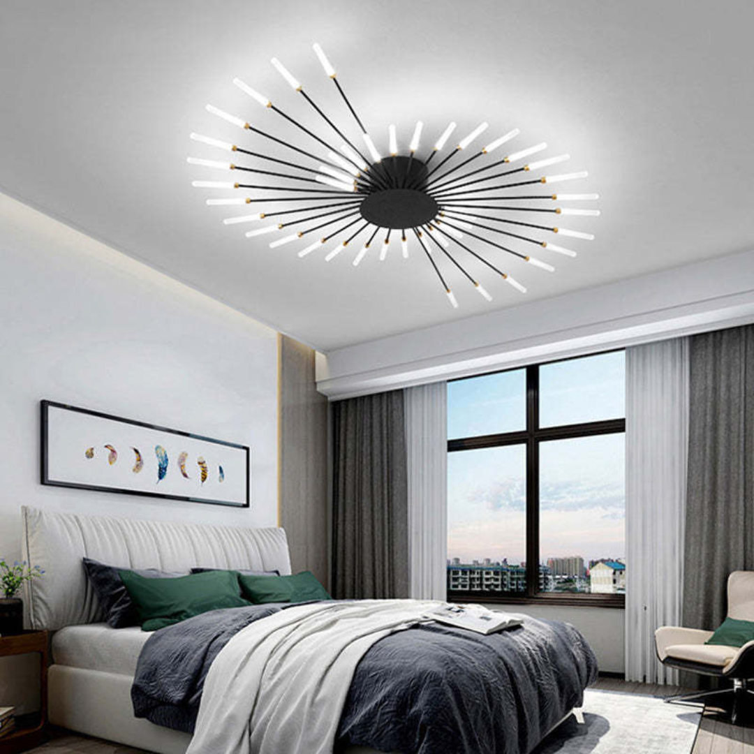 LED Ceiling Light Fixture - LumaGlow Modern Design