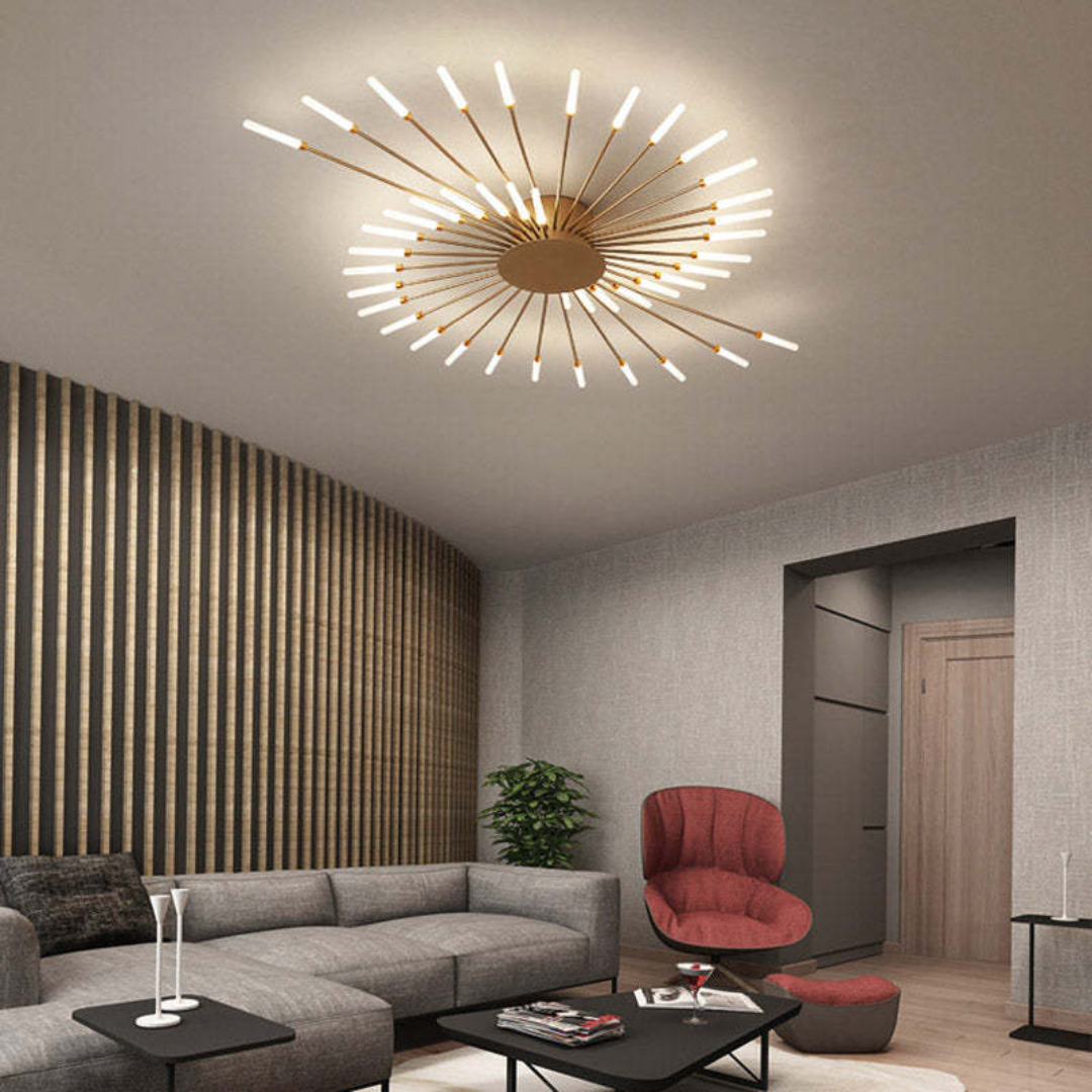 LED Ceiling Light Fixture - LumaGlow Modern Design
