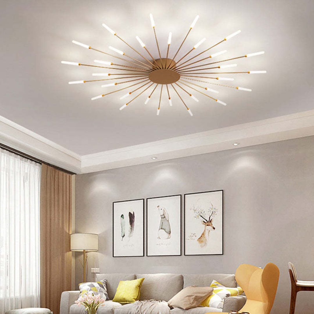 LED Ceiling Light Fixture - LumaGlow Modern Design
