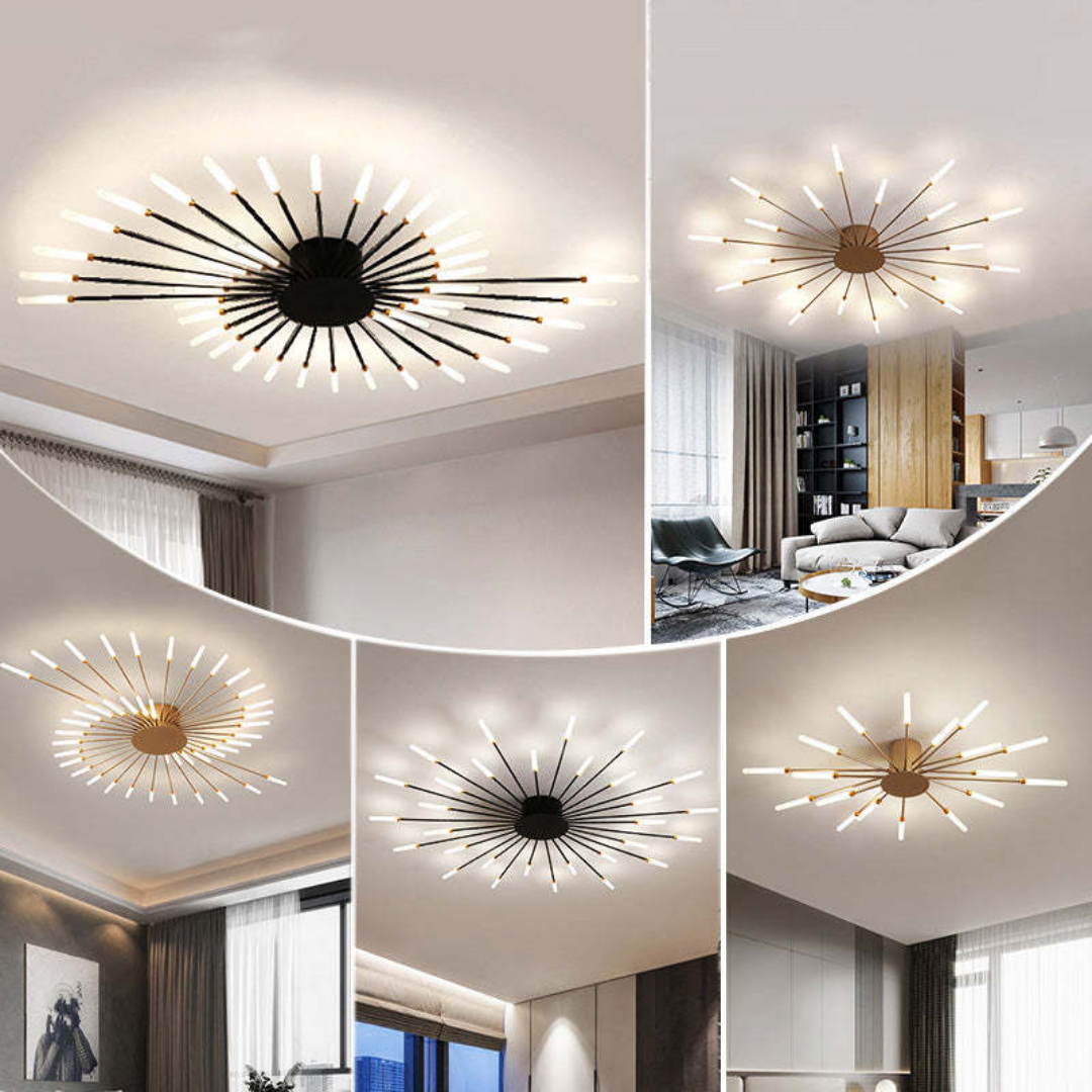 LED Ceiling Light Fixture - LumaGlow Modern Design