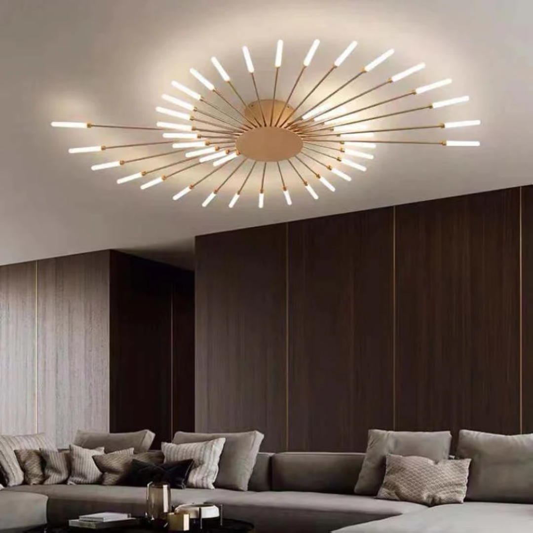 LED Ceiling Light Fixture - LumaGlow Modern Design