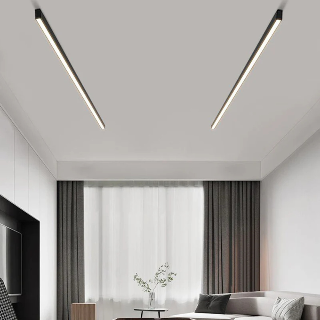 Linear LED Ceiling Light - LuminaCraft
