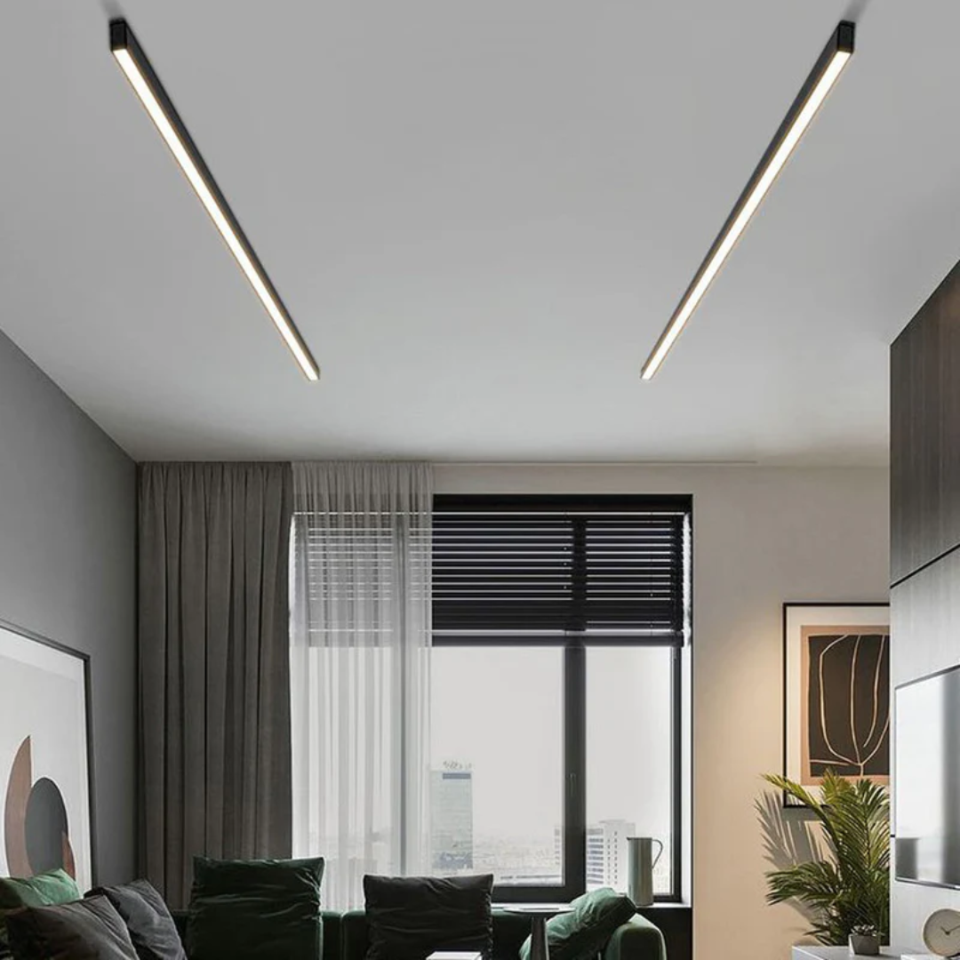 Linear LED Ceiling Light - LuminaCraft