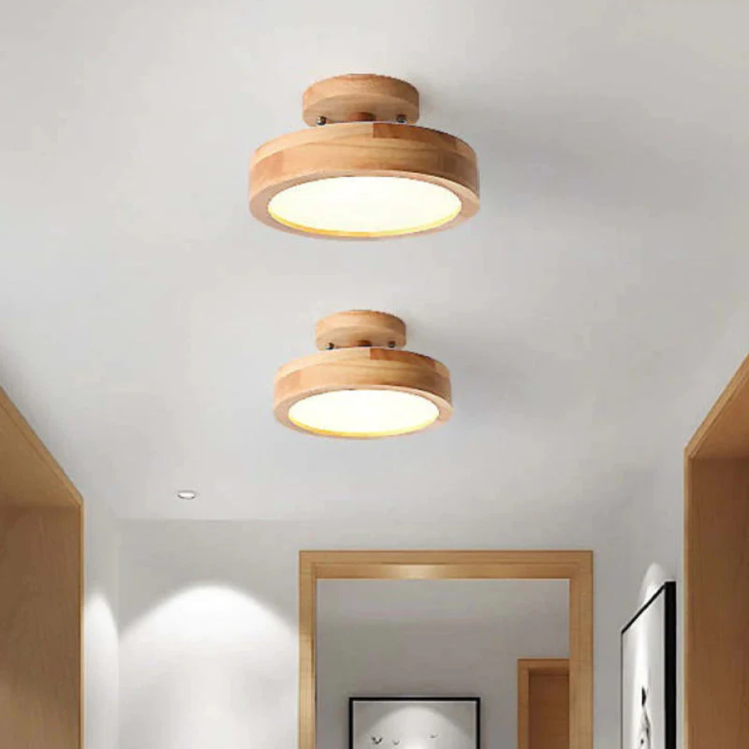 Modern Round LED Ceiling Light - Luminara Designs