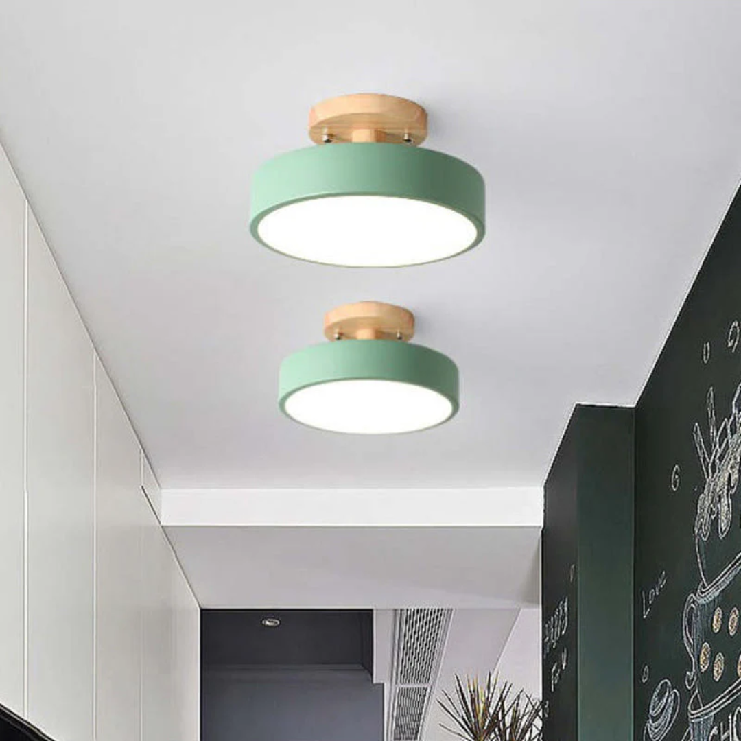 Modern Round LED Ceiling Light - Luminara Designs
