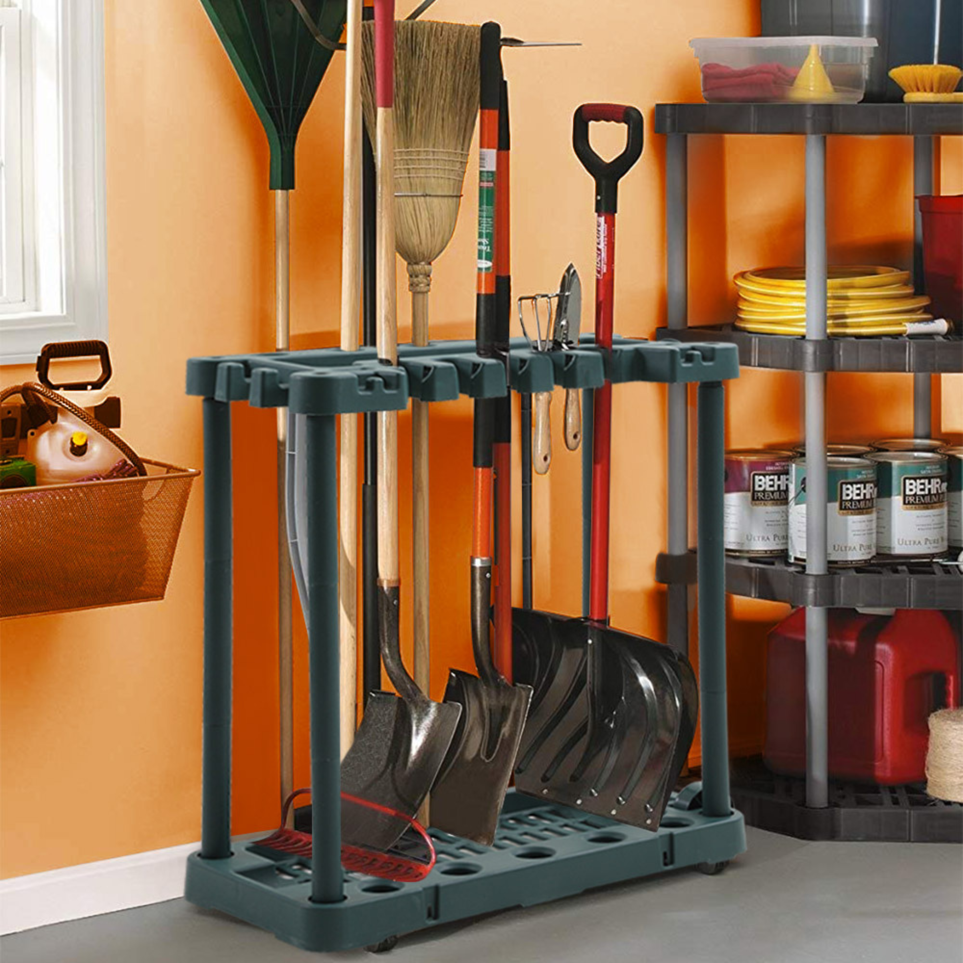 Garden Tool Rack - EcoCraft Storage Solutions