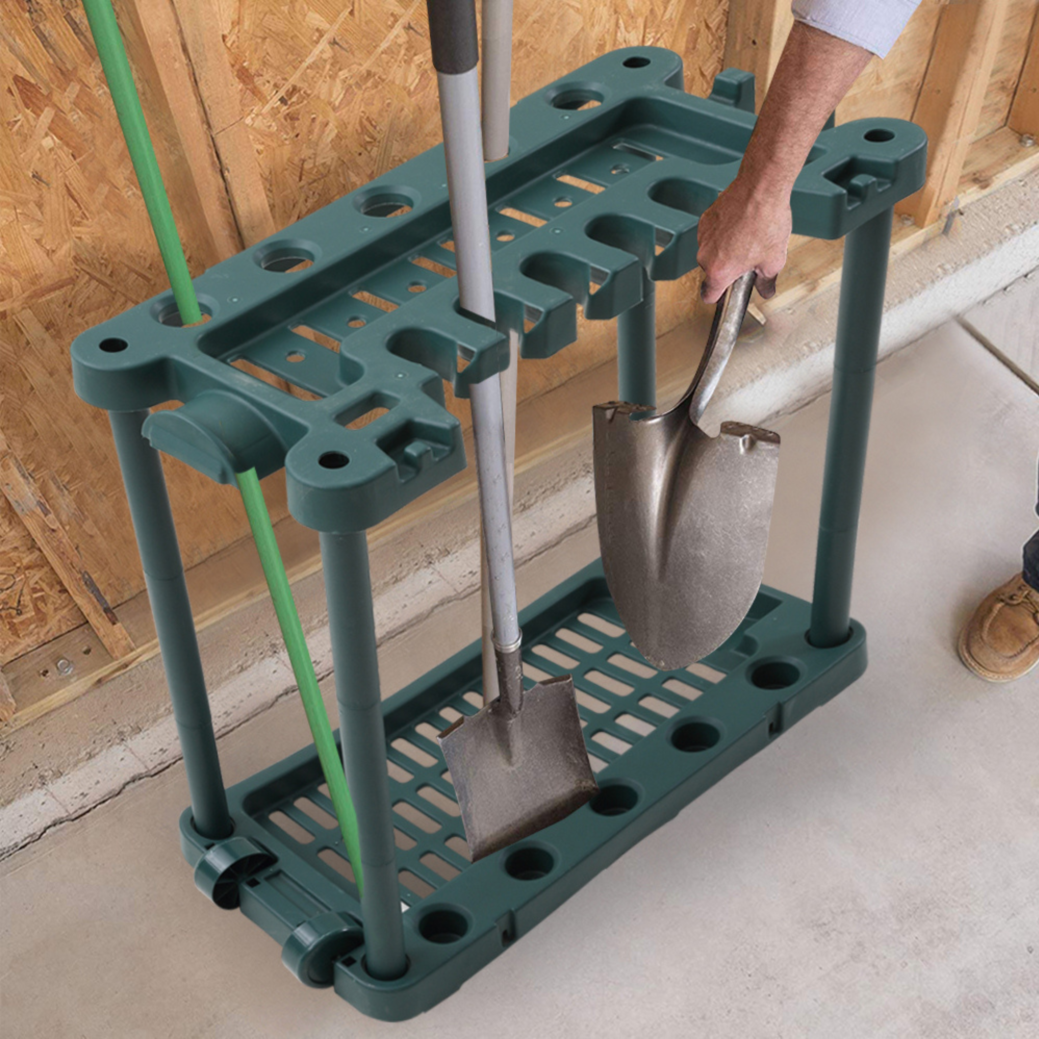 Garden Tool Rack - EcoCraft Storage Solutions