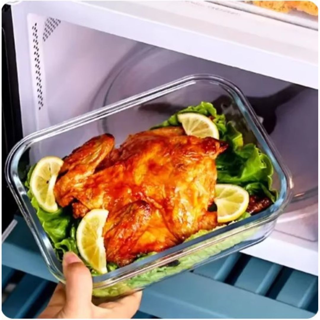 Borosilicate Glass Lunchbox - PureGlass Essentials