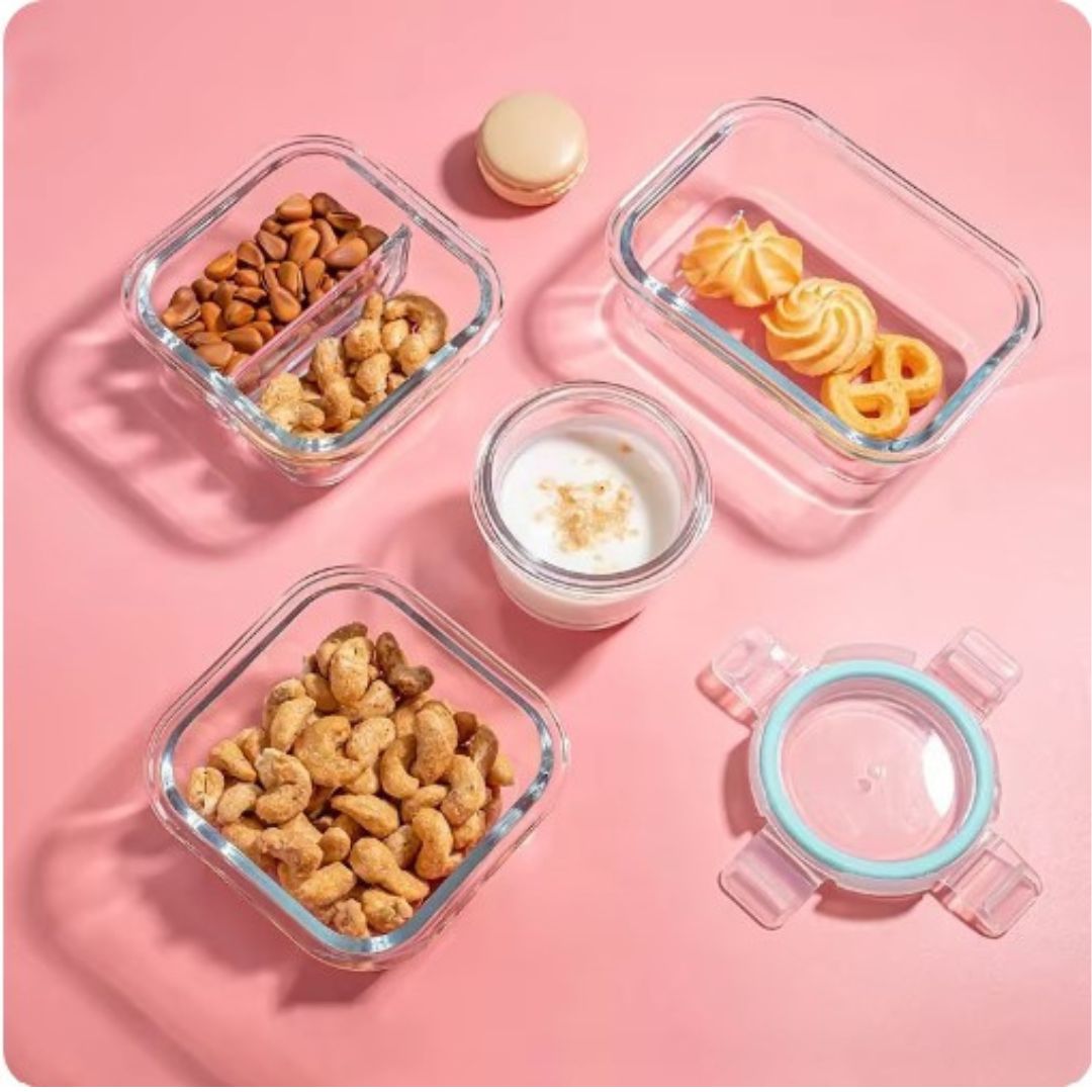 Borosilicate Glass Lunchbox - PureGlass Essentials