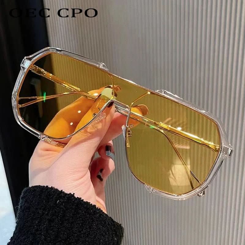 Visionary Shades - Luxe Oversized Sunglasses with UV400 Protection