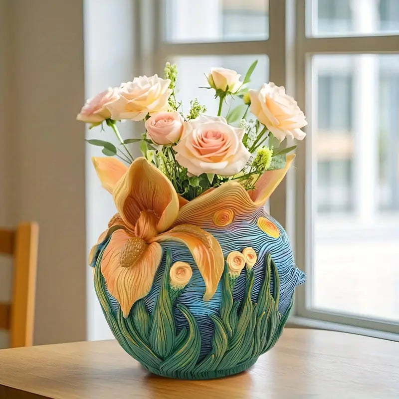 Van Gogh Vase - Artistry by Celestial Creations