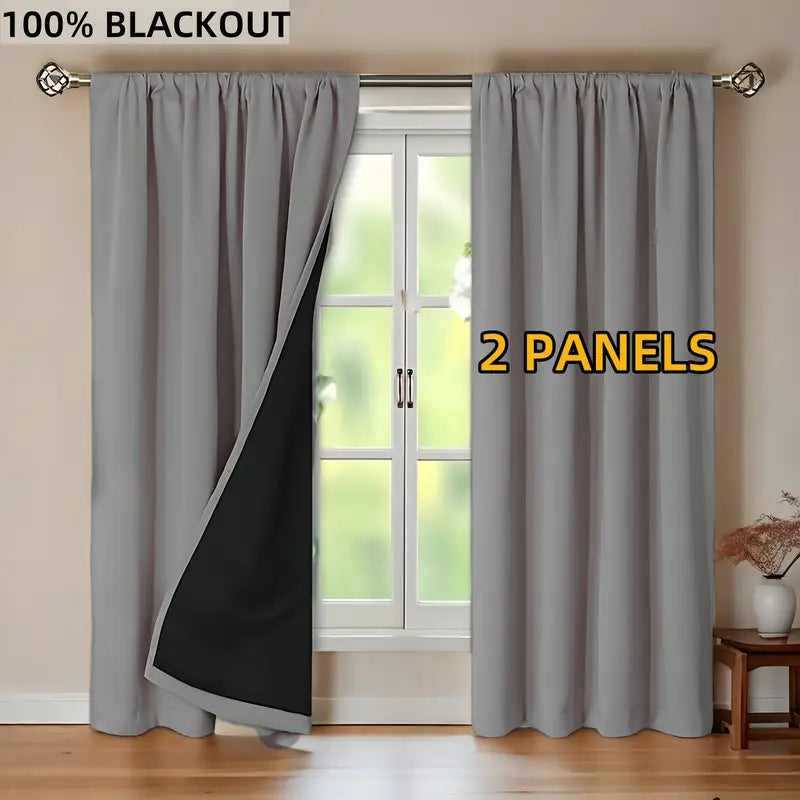 Blackout Curtains - Luxora™ Thermal Insulation Design